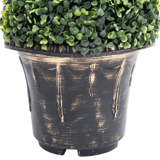 Kunstplant Met Pot Buxus Spiraal 100 Cm Groen 29.5 x 100 cm