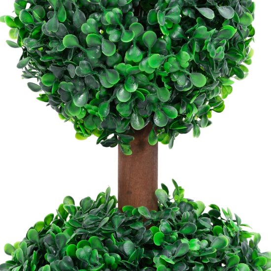 Kunstplant Met Pot Buxus Bolvorming 60 Cm Groen 16 x 60 cm