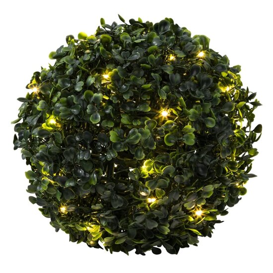 Kunstbuxusbol LED &oslash;25 cm