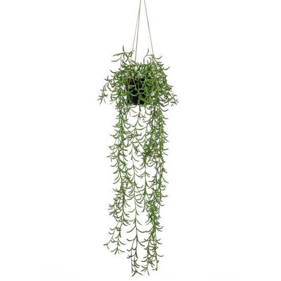 Kunstplant hangend in pot senecio 70 cm