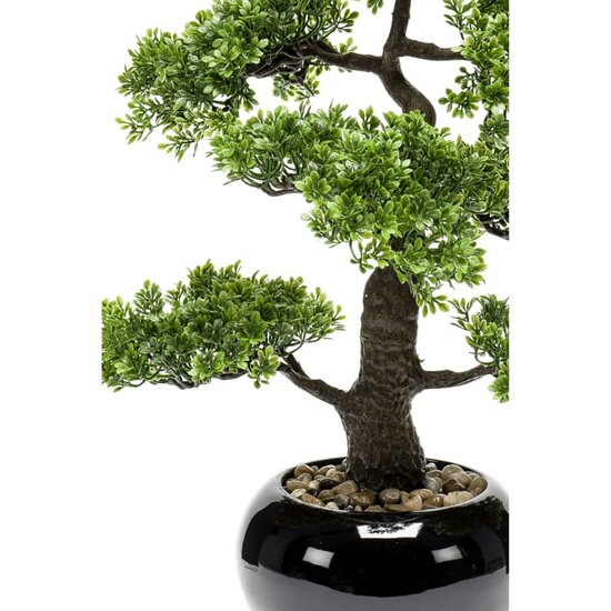 Kunstplant mini bonsai ficus groen 47 cm 420006