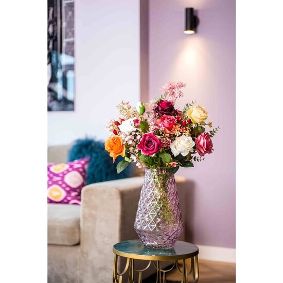 Kunstboeket Flame Roses