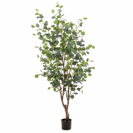 Kunstboom in pot eucalyptus 140 cm