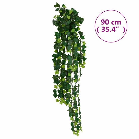 Kunsthangplanten 12 St 339 Bladeren 90 Cm Groen