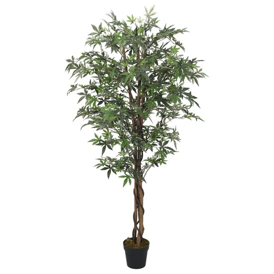 Kunstplant Esdoornboom 336 Bladeren Groen 120 cm