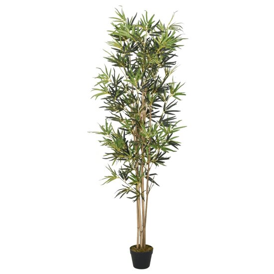 Kunstplant Bamboe 1104 Bladeren 180 Cm Groen &Oslash; 18 x 180 cm