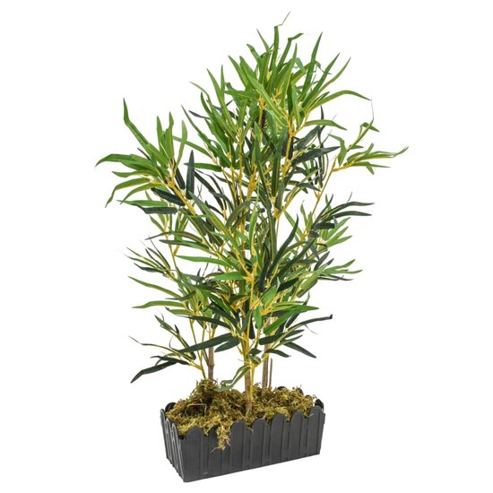 Kunstplant Bamboe 368 Bladeren 80 Cm Groen 30 x 14 x 80 cm