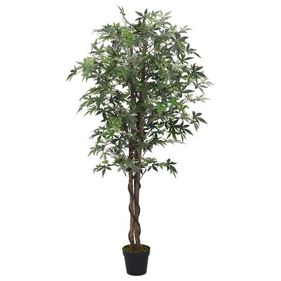 Kunstplant Esdoornboom 224 Bladeren Groen 80 cm