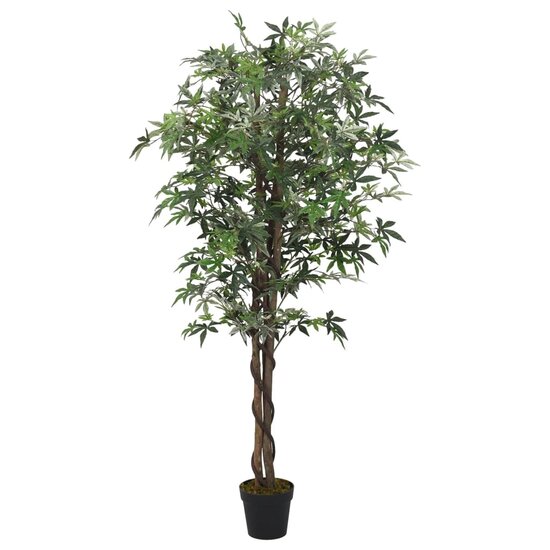 Kunstplant Esdoornboom 504 Bladeren Groen 150 cm
