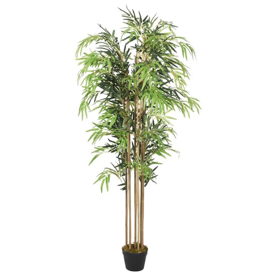 Kunstplant Bamboe 1605 Bladeren 180 Cm Groen 180 cm (rond
