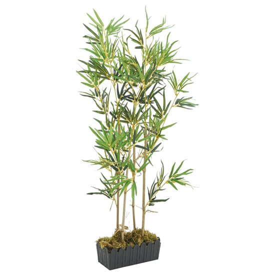 Kunstplant Bamboe 552 Bladeren 120 Cm Groen 30 x 14 x 120 cm