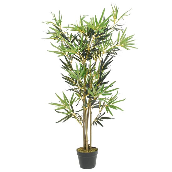 Kunstplant bamboe 552 bladeren 120 cm groen