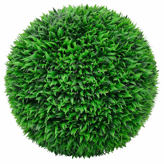 Kunstbuxusballen Met Led-Verlichting 2 St Groen 55 cm