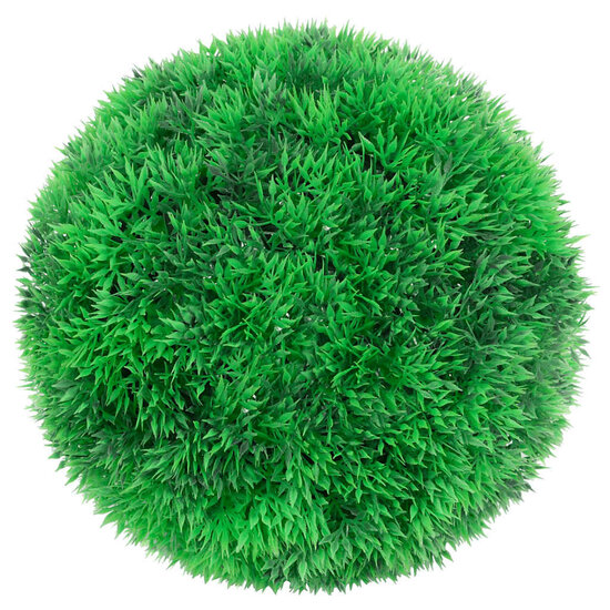 Kunstbuxusballen Met Led-Verlichting 2 St Groen 22 cm
