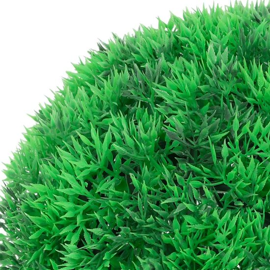 Kunstbuxusballen Met Led-Verlichting 2 St Groen 22 cm