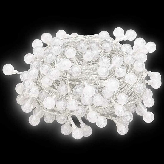 Lichtsnoer Met 200 Led&#039;s 8 Functies 20 m Koudwit