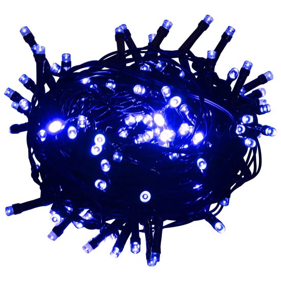 Lichtsnoer Met 400 Led&#039;s Met 8 Lichteffecten 40 m Blauw