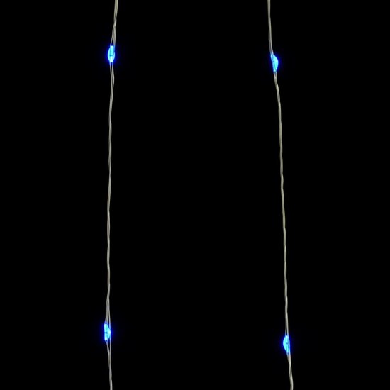 Lichtsnoer met 400 microLED&#039;s blauw 8 functies 40 m