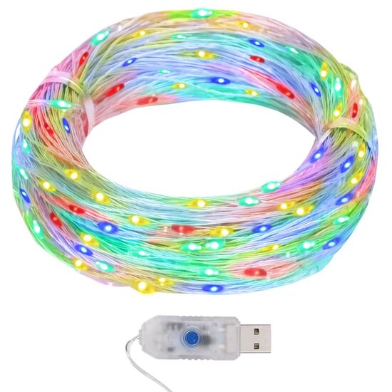 Lichtsnoer Met 400 Microled&#039;s Meerkleurig 8 Functies 40 m Multikleur
