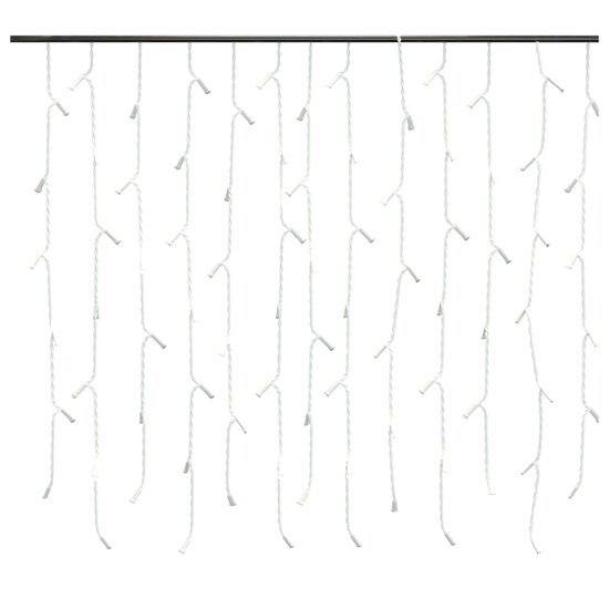 Lichtgordijn met 400 LED&#039;s en 8 functies 10 m blauw