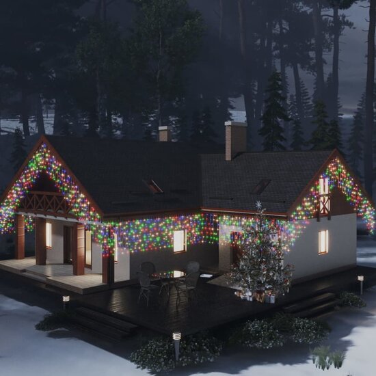 Lichtgordijn Met 400 Led&#039;s En 8 Functies 10 M Meerkleurig kleurrijk