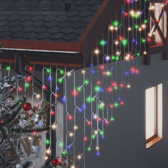 Lichtgordijn Met 400 Led&#039;s En 8 Functies 10 M Meerkleurig kleurrijk