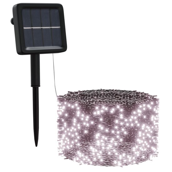 5 st Lichtslinger met 200 LED&#039;s solar binnen/buiten warmwit