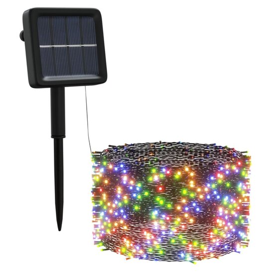 Lichtslinger Met 200 Led&#039;s Solar Binnen/Buiten Meerkleurig 5 Multikleur