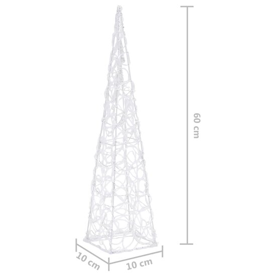 Lichtkegel Decoratief Led Acryl 1 60 cm Koudwit