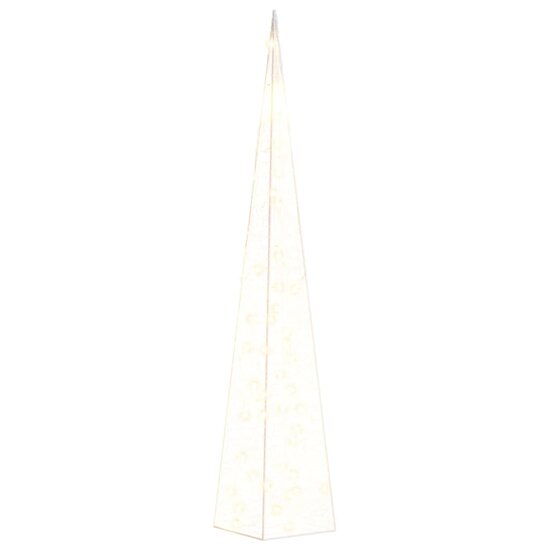 Lichtkegel decoratief LED 90 cm acryl warmwit