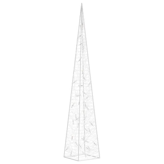 Lichtkegel decoratief LED 90 cm acryl warmwit