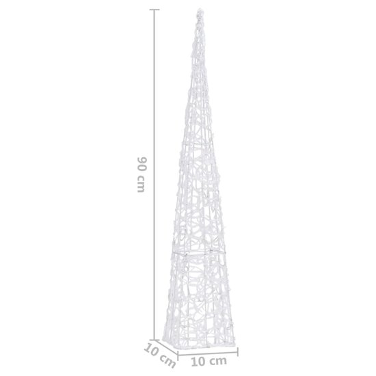 Lichtkegel Decoratief Led Acryl 1 90 cm Koudwit