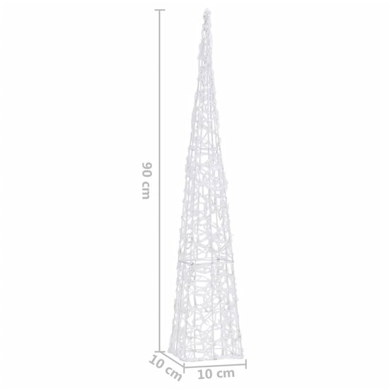 Lichtkegel Decoratief Led Acryl Meerkleurig 1 90 cm Multikleur