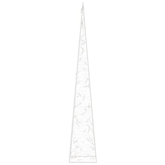 Lichtkegel decoratief LED 120 cm acryl blauw