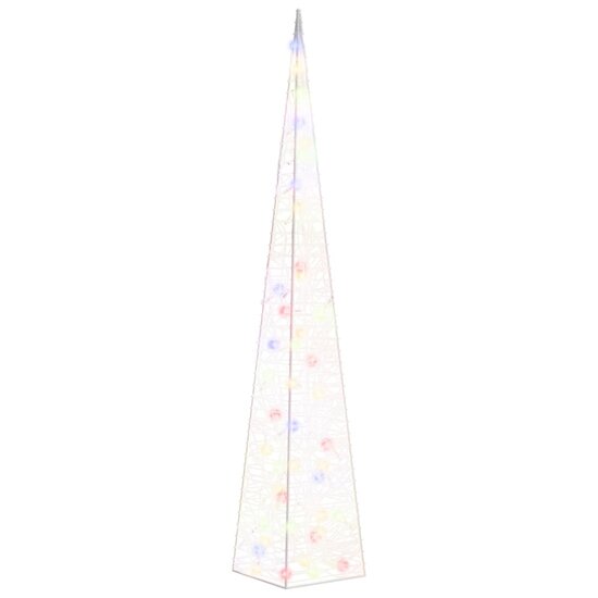 Lichtkegel decoratief LED 120 cm acryl meerkleurig