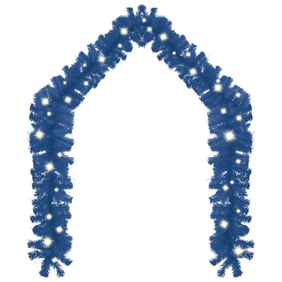 Kerstslinger Met Led-Lampjes 5 m Blauw