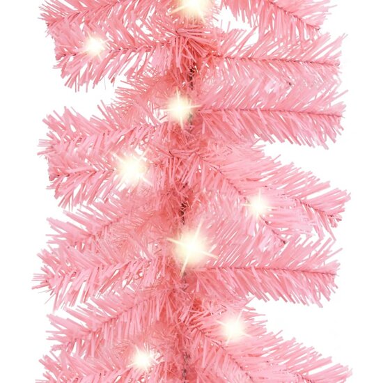Kerstslinger Met Led-Lampjes 5 m Roze
