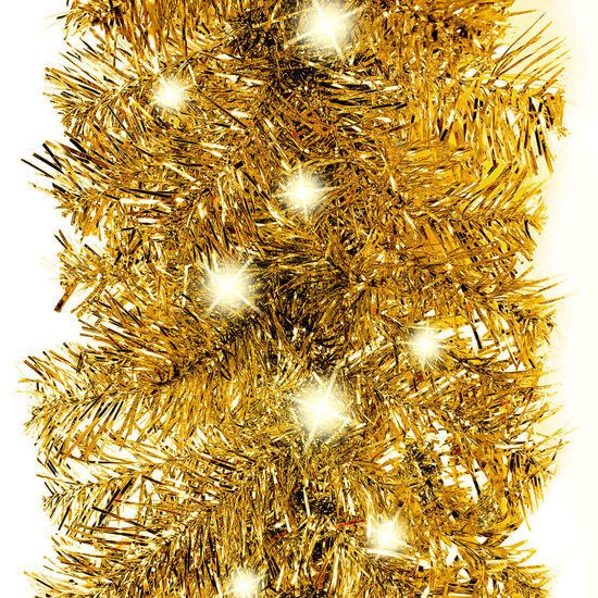 Kerstslinger Met Led-Lampjes Kleurig 20 m Goud