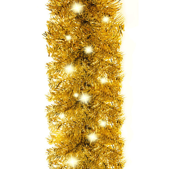 Kerstslinger Met Led-Lampjes Kleurig 20 m Goud