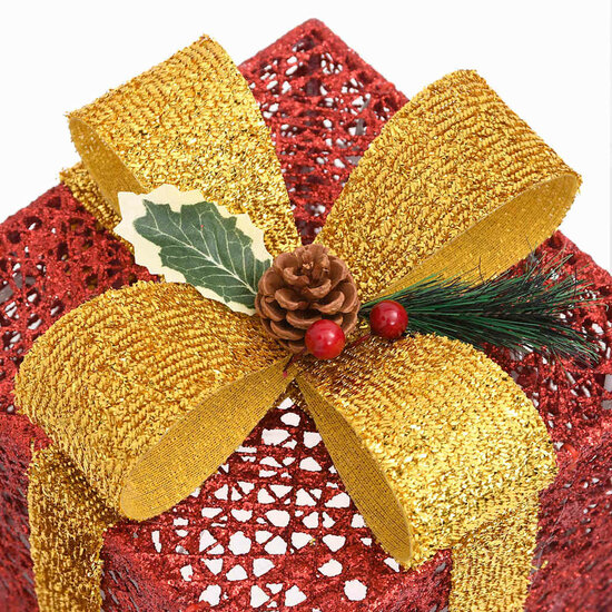 Kerstdecoratie Geschenkdozen Binnen/Buiten Rood