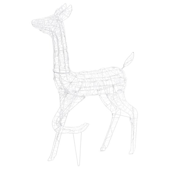 Kerstversiering Rendierfamilie 160 Led Meerkleurig Acryl Multikleur