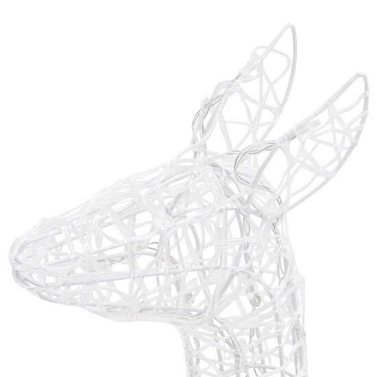 Kerstversiering Rendierfamilie 160 Led Meerkleurig Acryl Multikleur