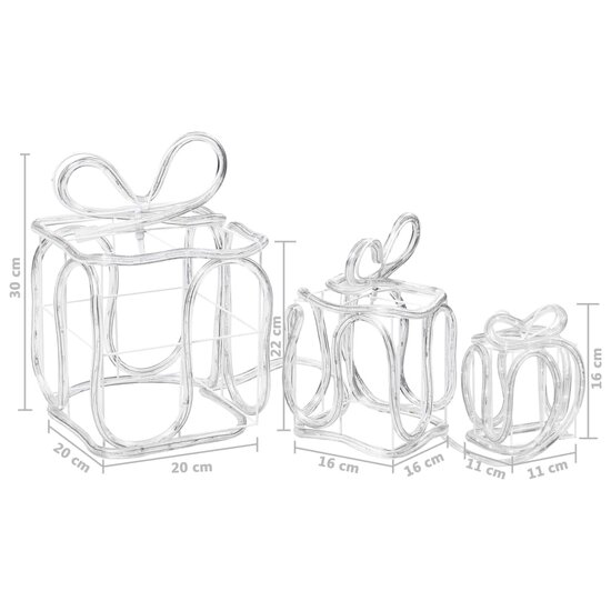 Kerstverlichting cadeaudozen 180 LED&#039;s binnen en buiten