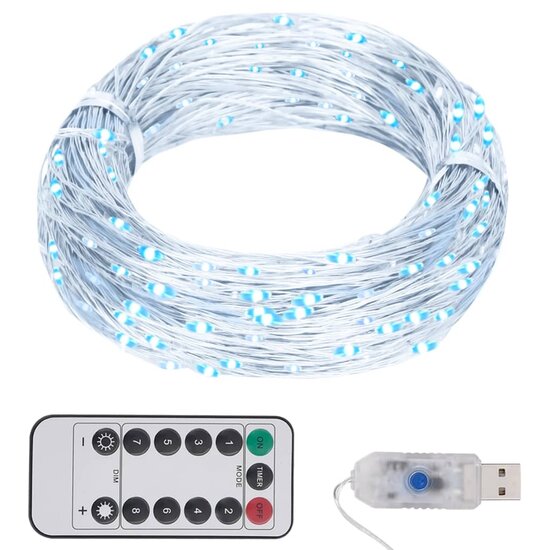 Lichtslinger met 300 LED&#039;s 30 m koudwit
