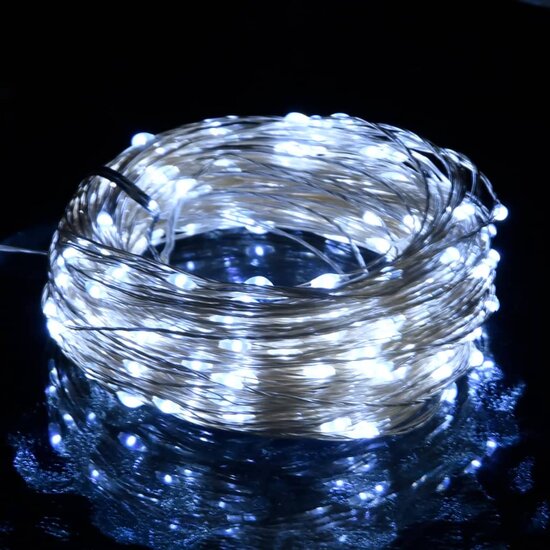 Lichtslinger met 300 LED&#039;s 30 m koudwit
