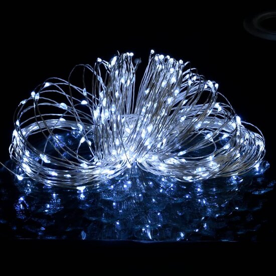 Lichtslinger met 300 LED&#039;s 30 m koudwit