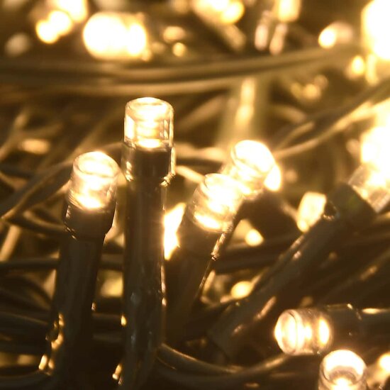 120-delige Kerstballenset met piek en 300 LED&#039;s wit en grijs