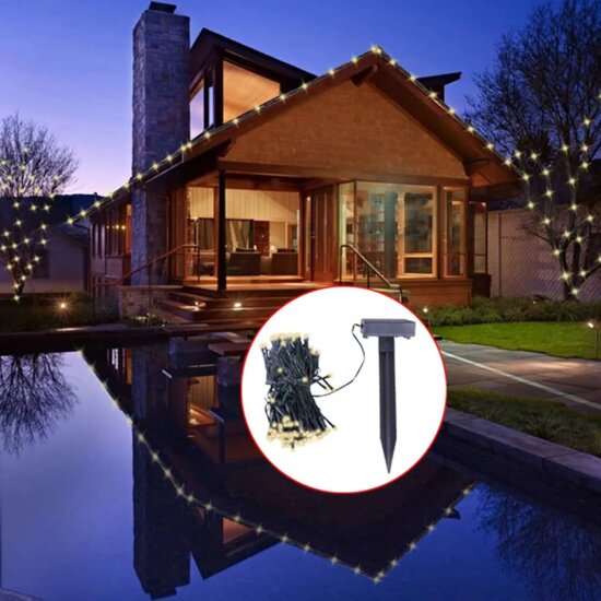Led-Lichtsnoer Solar Warmwit 1