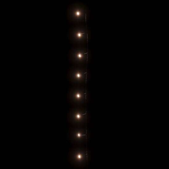 Lichtsnoer met 400 LED&#039;s met 8 lichteffecten 40 m warmwit