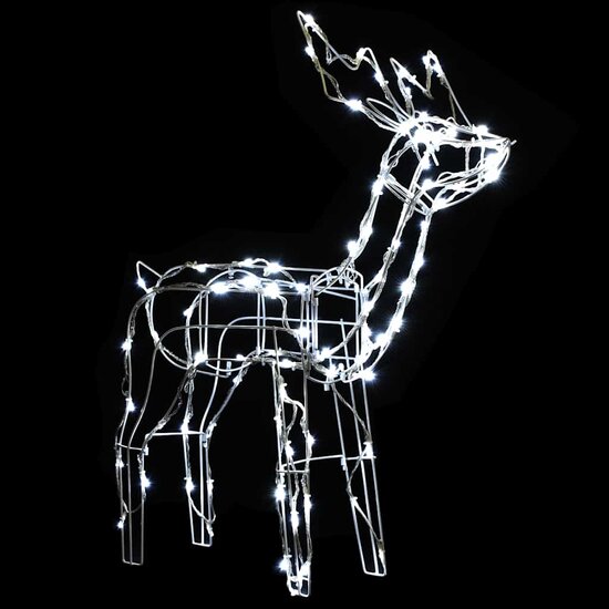 3-Delige Kerstverlichting Rendieren 229 Led&#039;s Koudwit